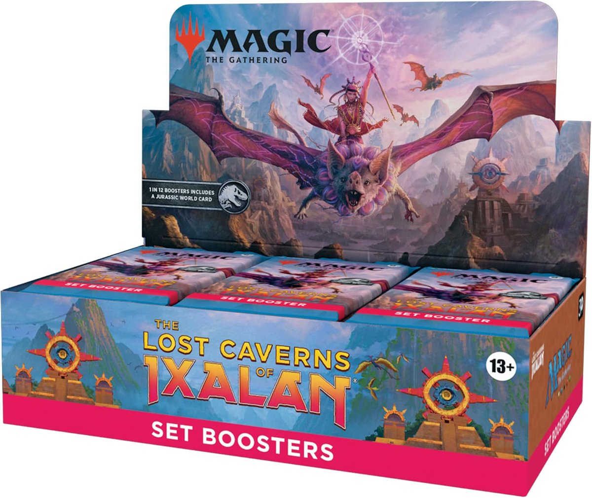 IGNDeals's tweet image. Magic: The Gathering The Lost Caverns of Ixalan Set Boosters Box - 30 Booster Set + 1 Box Topper Card is $132.45 at Amazon zdcs.link/Qr2lwG