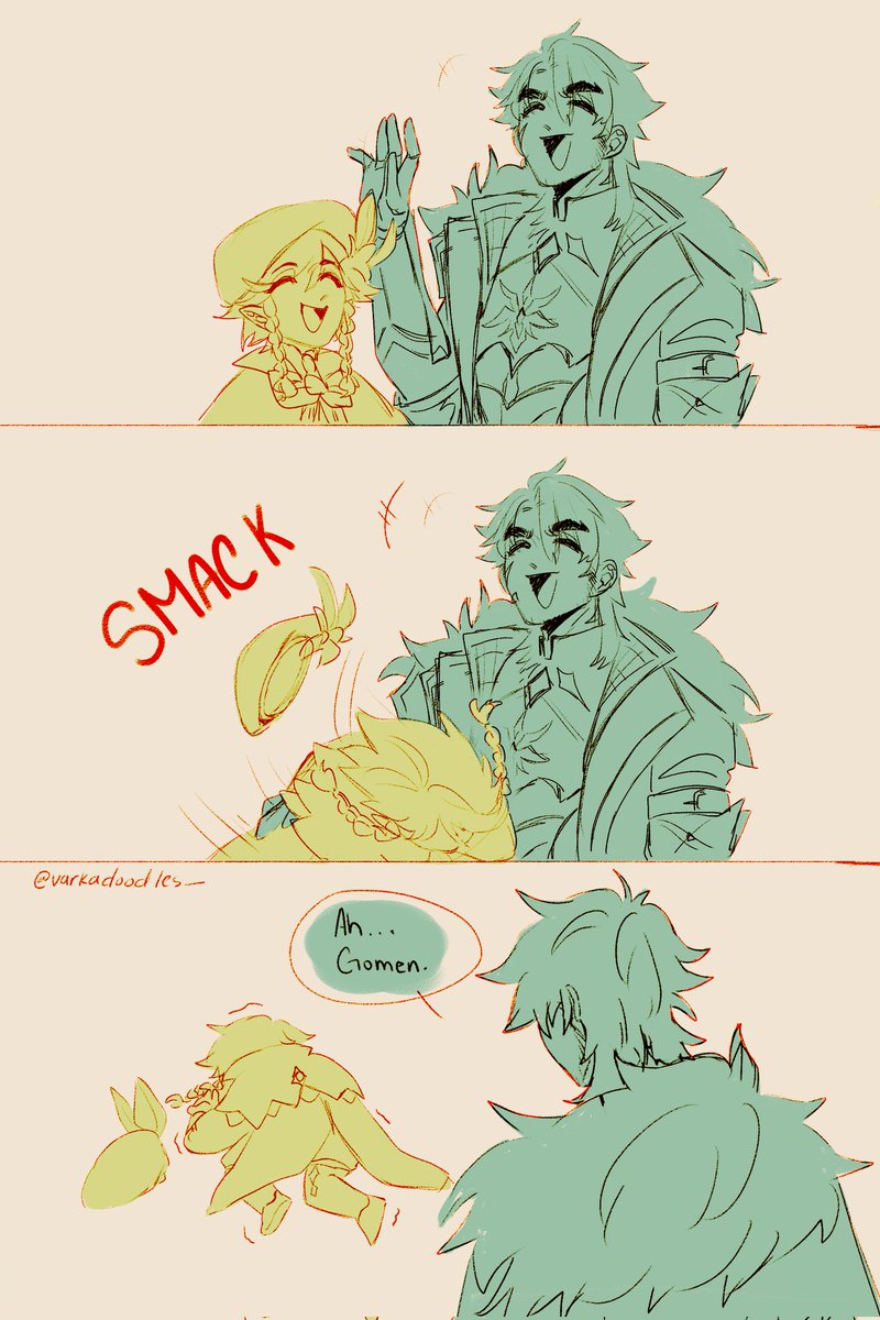 This made me giggle 
【 #Varka #GenshinImpact 】