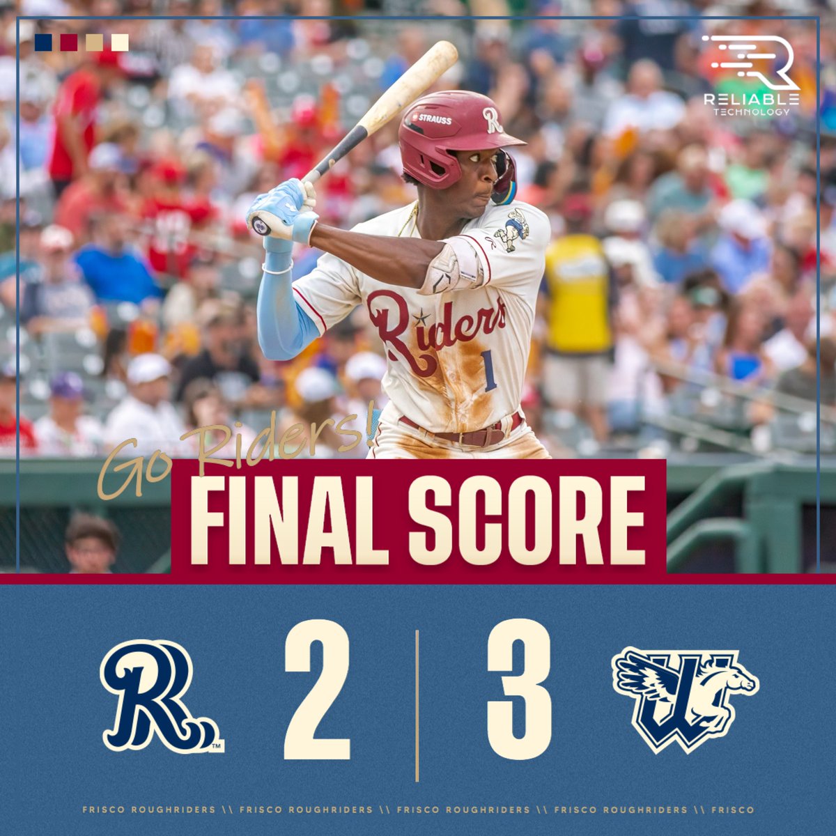 RidersBaseball's tweet image. Time to finish the series strong Sunday.
@ReliableTSI | #LetsRide