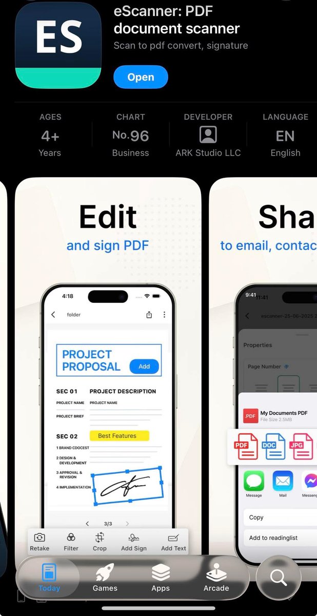 Get eScanner:PDF document scanner lifetime for free today! (iOS)

1. Exit out from payment screens. 
2. Go to settings and option to upgrade to free lifetime should appear.

Download Link: apps.apple.com/app/escanner-p…