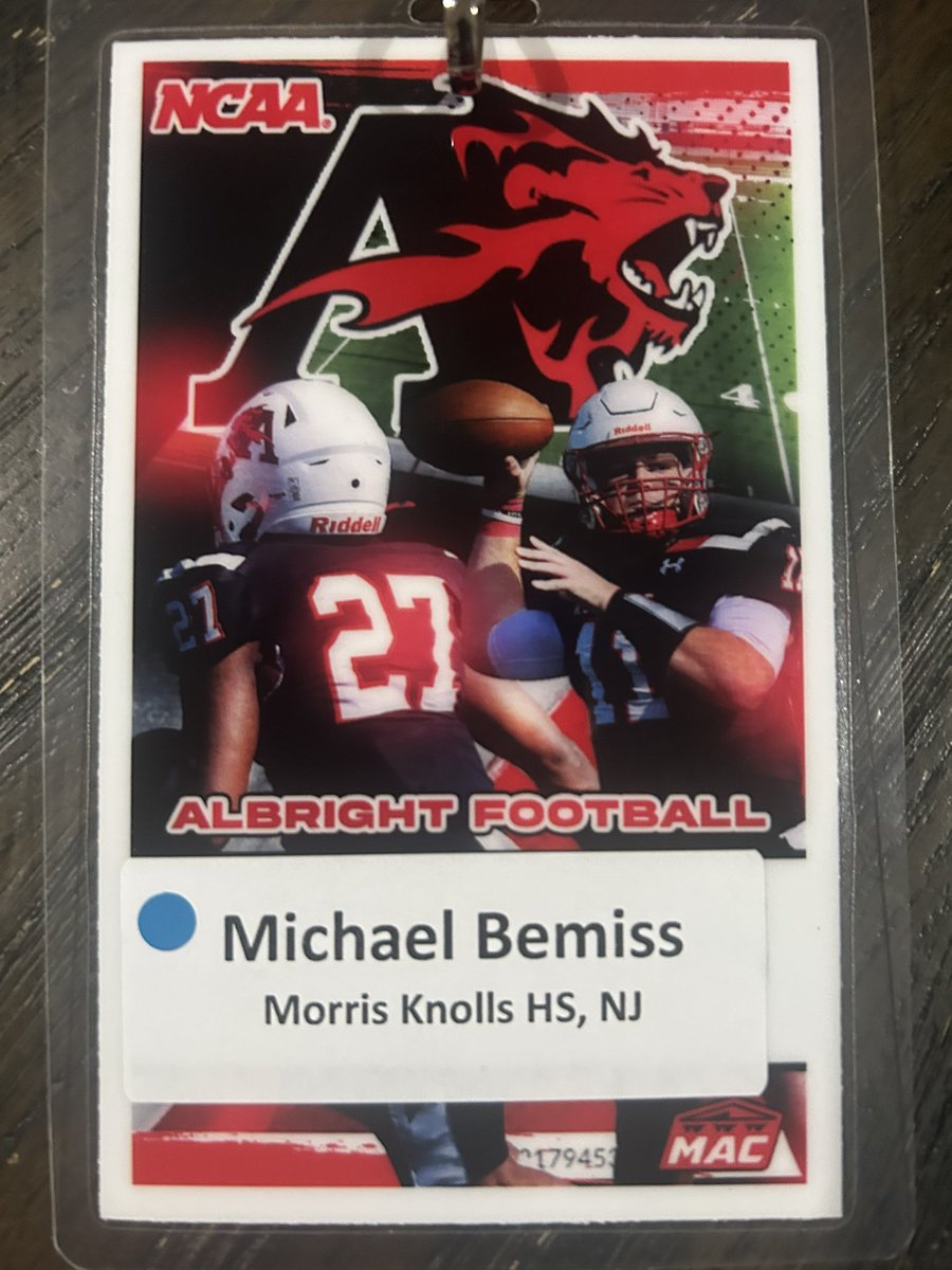 Had a great time at Albright. And a huge thanks to @Albright_Fball and all the coaches for having me.
<a href="/CoachWeaverAC/">Coach Weaver-Albright College HFC</a>
<a href="/QBCoachCollins/">Coach Collins</a>
<a href="/FBCoachFett/">Mark Fetterman</a>
<a href="/CoachDetorie/">Joe Detorie</a>
<a href="/antwan_jr3/">Coach Rogers</a>
<a href="/john_leighty/">John Leighty</a>