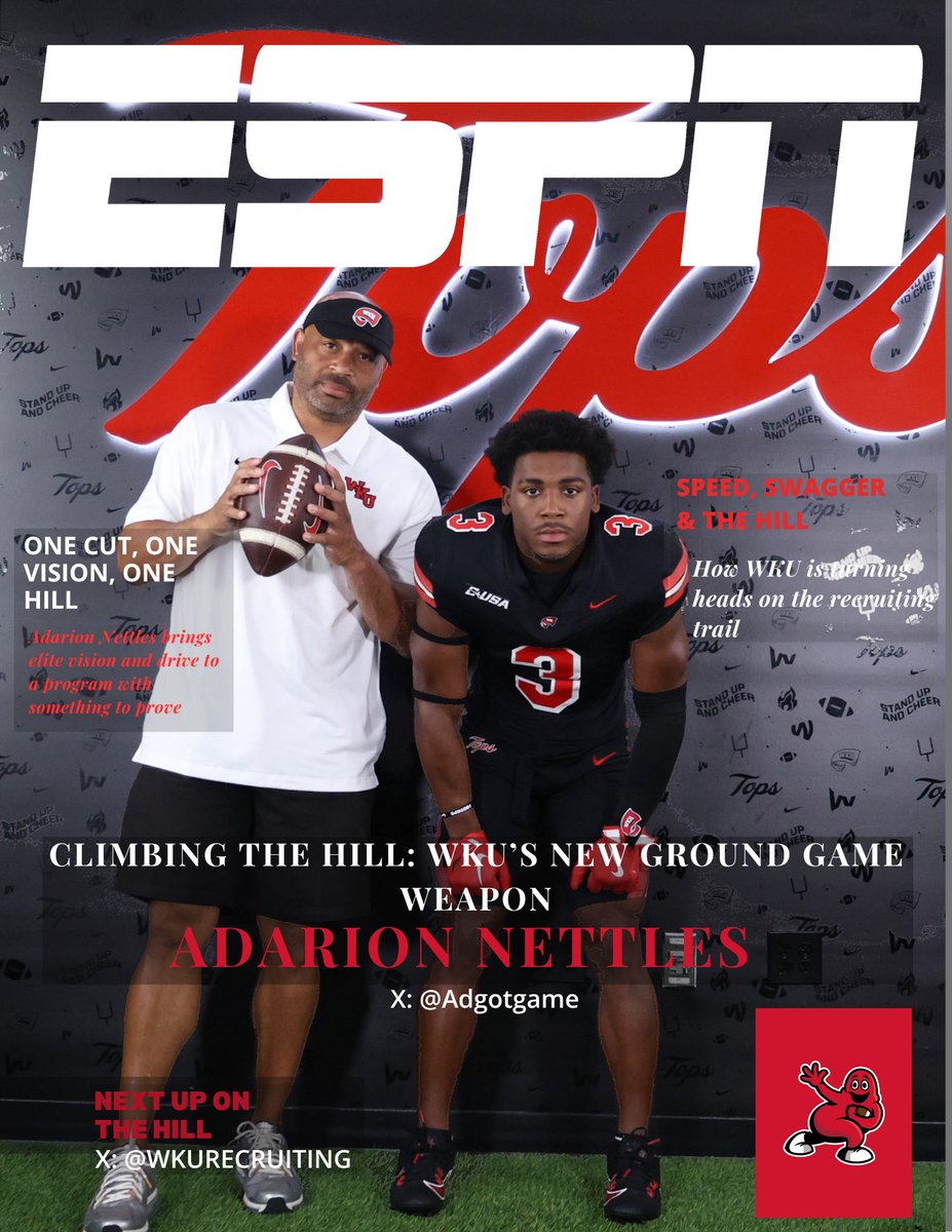 Adgotgame's tweet image. Blessed to Commit to @WKUFootball go HILLTOPPERS
@BryanApplewhite @CoachThurm87 @NickLamaWKU @WKURecruiting
