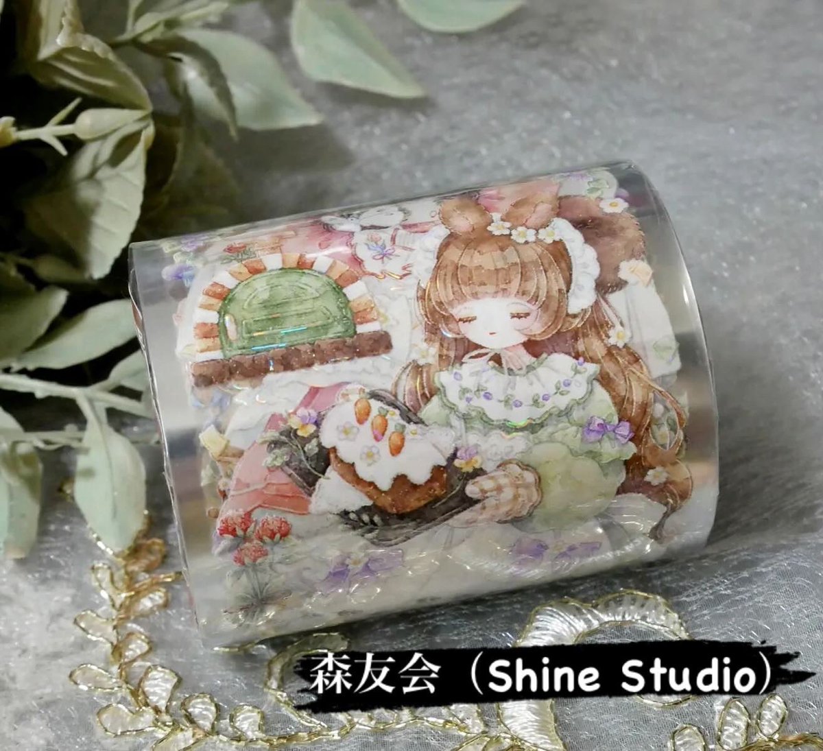 【バラ売り可】 ☆海外マステ☆ STUDIO  Ⅵ  さん  小雏菊（贝壳光） バラ売り可】 ☆海外マステ☆ STUDIO Ⅵ さん 小雏菊（贝壳光）
