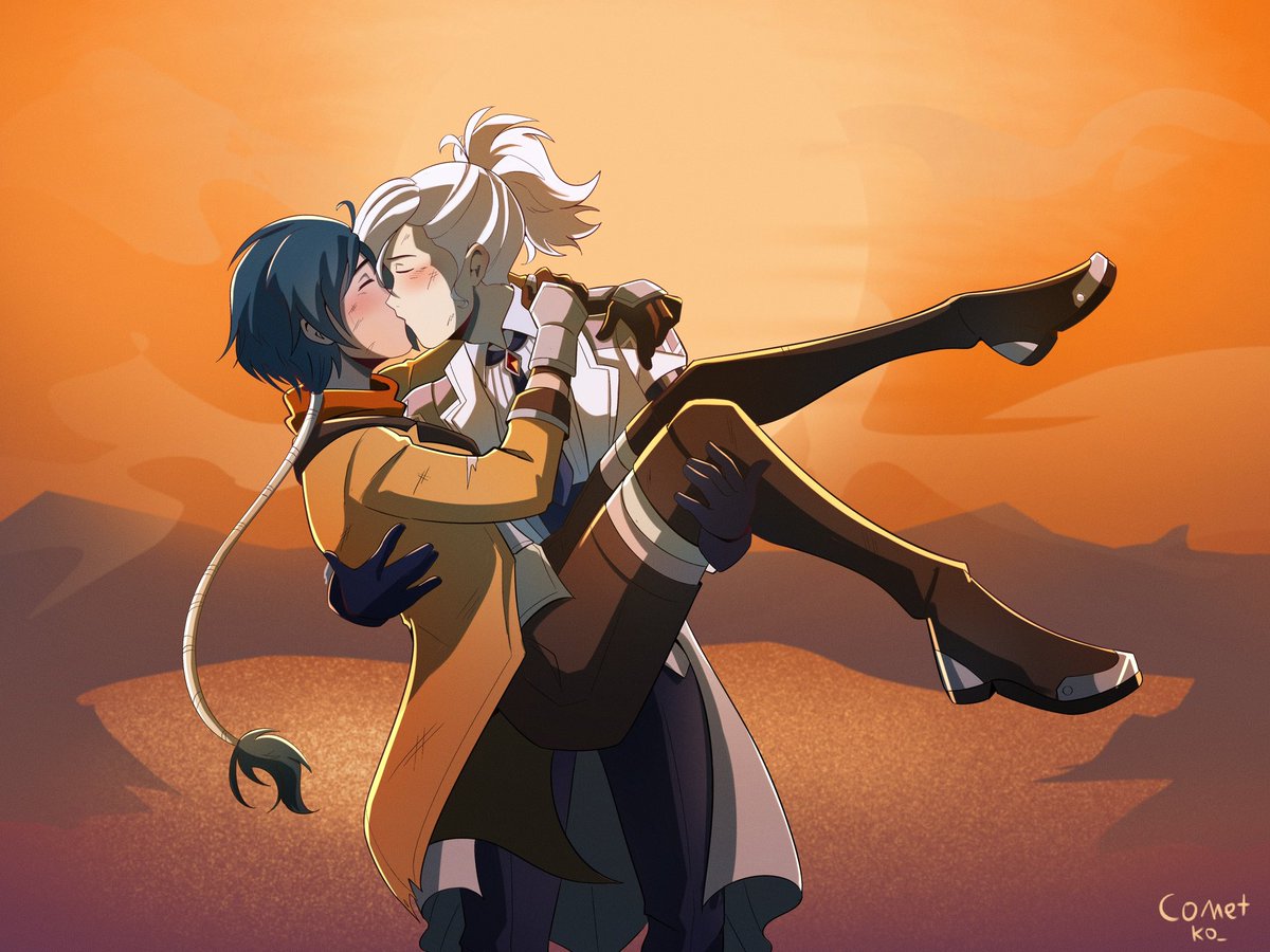 cometko_'s tweet image. Winter x May comm for @/evilspacewitch.bsky.social from a while back
Thanks again! #rwby