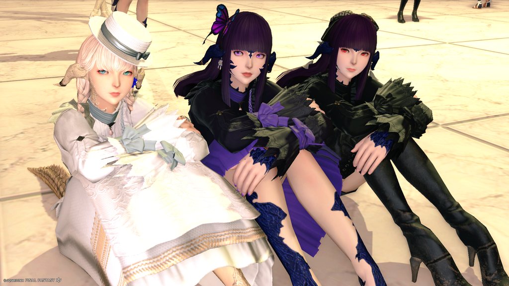 violet_HM10's tweet image. 昨日はLSでの交流会でした(*´ω`人)~♬
お声かけいただき一緒に撮らせて頂いた方々ー!
ありがとうございました🙏💜
#Lucie_FF14