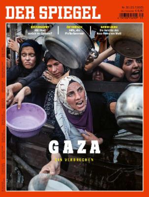 gerdwenzel's tweet image. Der Spiegel. Capa. Gaza, Ein Verbrechen. 
[Gaza, um crime]. 
25 de julho. 2025