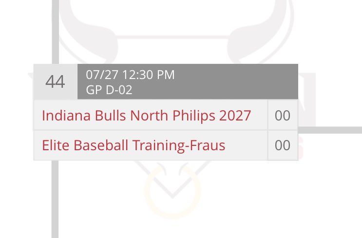 Talan Slack (@talanslack) on Twitter photo Tomorrow I will be starting on the mound at 12:30 ET at Grand Park D-02 for our Semifinal game of bracket play!!
<a href="/Bullsnorth2027/">Indiana Bulls North- Phillips</a> <a href="/FlatgroundApp/">FLATGROUND Pitching</a> <a href="/jayphillips237/">Jayden Phillips</a> Tomorrow I will be starting on the mound at 12:30 ET at Grand Park D-02 for our Semifinal game of bracket play!!
<a href="/Bullsnorth2027/">Indiana Bulls North- Phillips</a> <a href="/FlatgroundApp/">FLATGROUND Pitching</a> <a href="/jayphillips237/">Jayden Phillips</a>