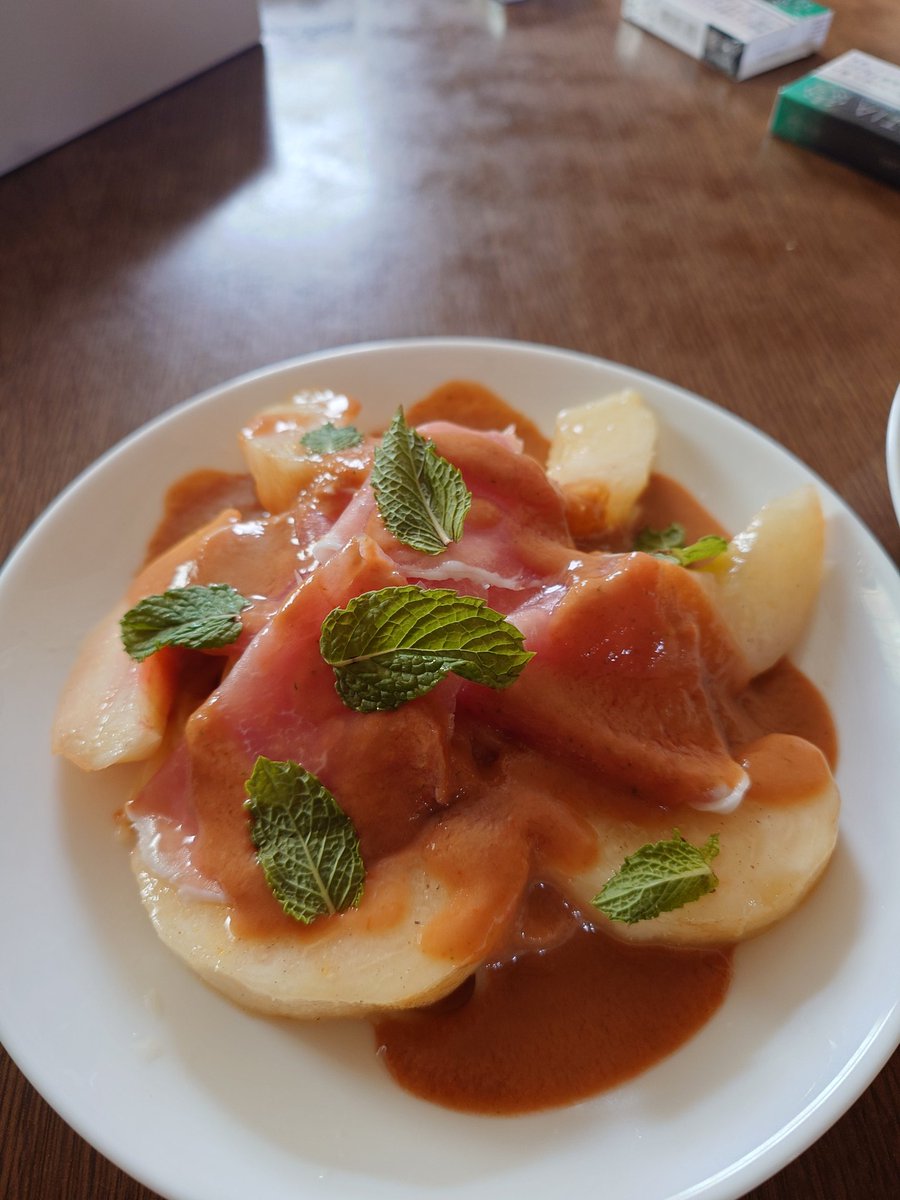jin_nii's tweet photo. 冷やし桃パスタ作った。
いや、マジでうめぇ！ https://t.co/c5tJnGtOa5