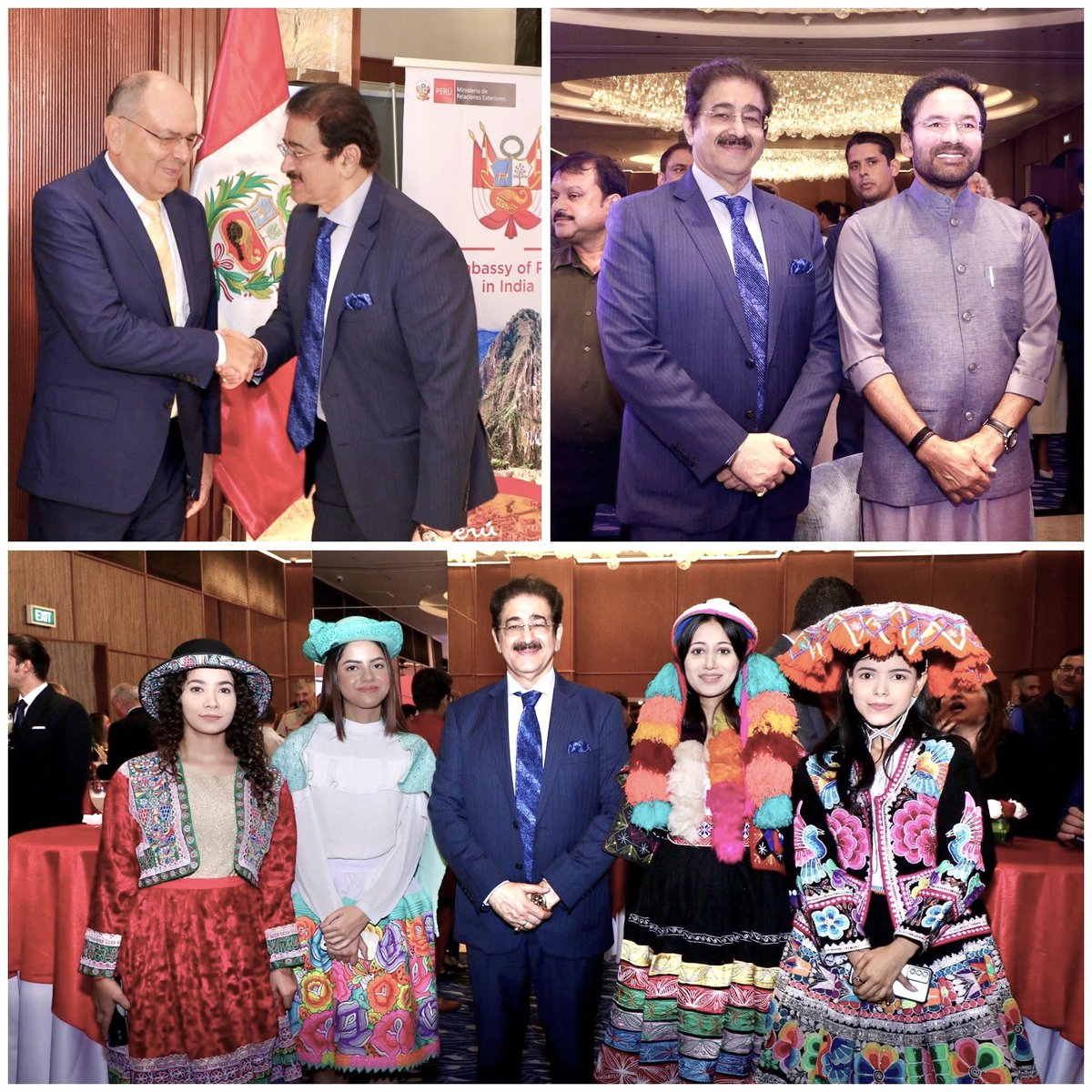 Celebration of the 204th Independence Day of the Republic of Peru was held with great enthusiasm, graced by H.E. Javier Paulinich, Ambassador of Peru, and Chief Guest Shri G. Kishan Reddy, Hon’ble Minister of Coal and Mines. Students of AAFT added vibrancy to the occasion.
