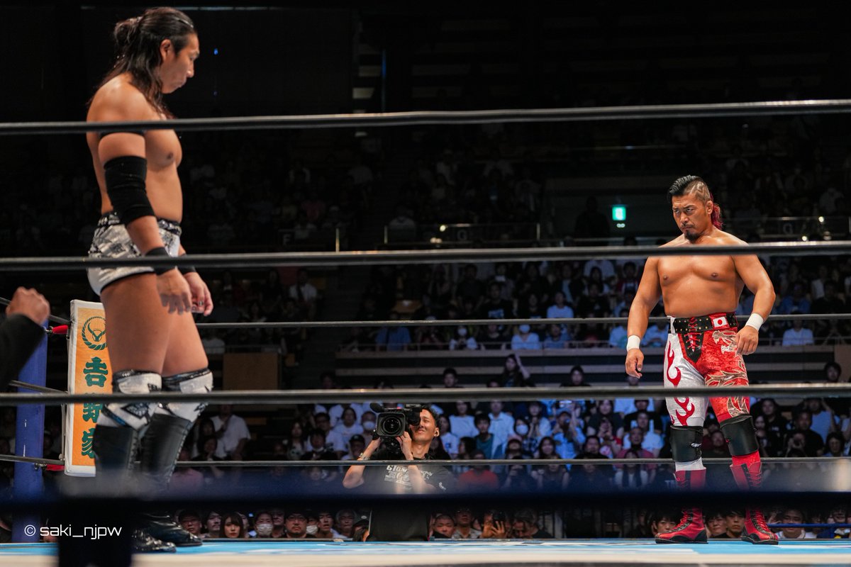 saki_njpw's tweet image. 2025.7.26 大田区総合体育館
#鷹木信悟 
#KONOSUKETAKESHITA
#G1CLIMAX35 #njpw