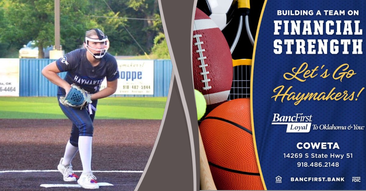 VYPEOK's tweet image. Haskell’s Cheyanna Morgan - Softball Spotlight - Presented by @BancFirstOK Coweta
3rvypeok.com/muskogee-area/… #okpreps