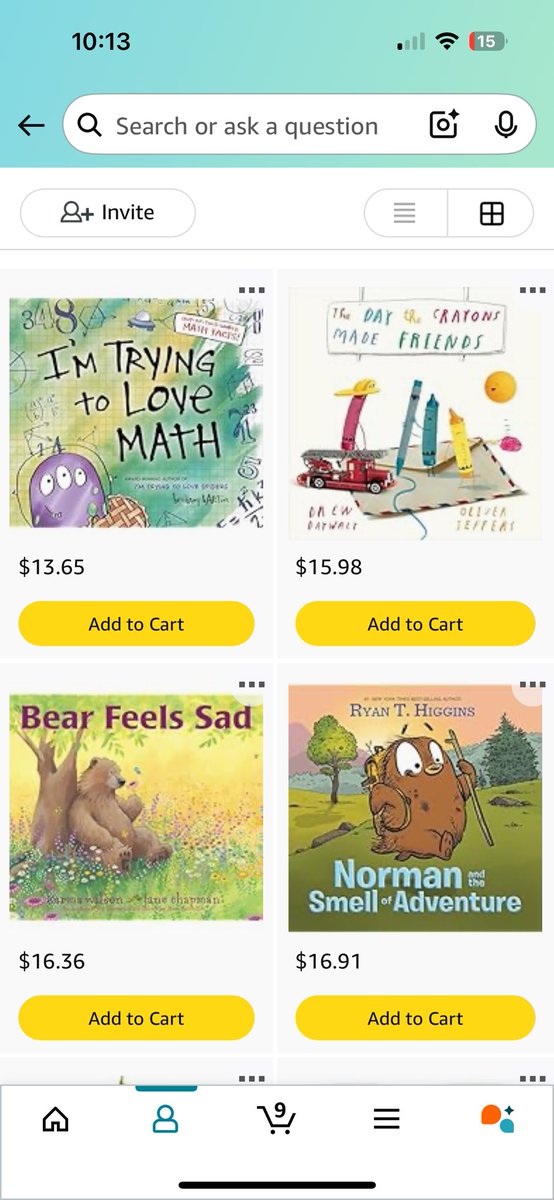 MrsVinKinder's tweet image. Fellow #booklovers, unite! 📚
Please help a kindergarten teacher instill a love of reading in her new students! I have 4 books left on my list that I’d love to add or our classroom library; a donation or just a RT is appreciated! 💙
#clearthelist
amazon.com/hz/wishlist/ls…