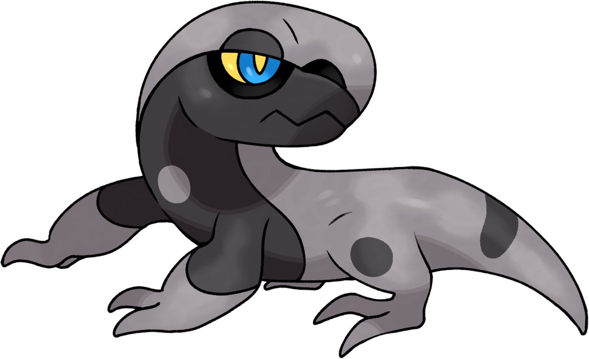 Vioquetzal's tweet image. Potentile (Dragon) evolves into Urumonitor (Dragon Steel) leveling up using a steel coat! and Kushitor (Dragon Fighting) while learning the move Close Combat
#fakemon #Pokemon #PokemonLegendsZA #PokemonPresents #pokemonfanart