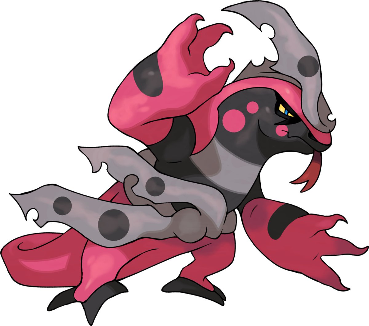 Vioquetzal's tweet image. Potentile (Dragon) evolves into Urumonitor (Dragon Steel) leveling up using a steel coat! and Kushitor (Dragon Fighting) while learning the move Close Combat
#fakemon #Pokemon #PokemonLegendsZA #PokemonPresents #pokemonfanart