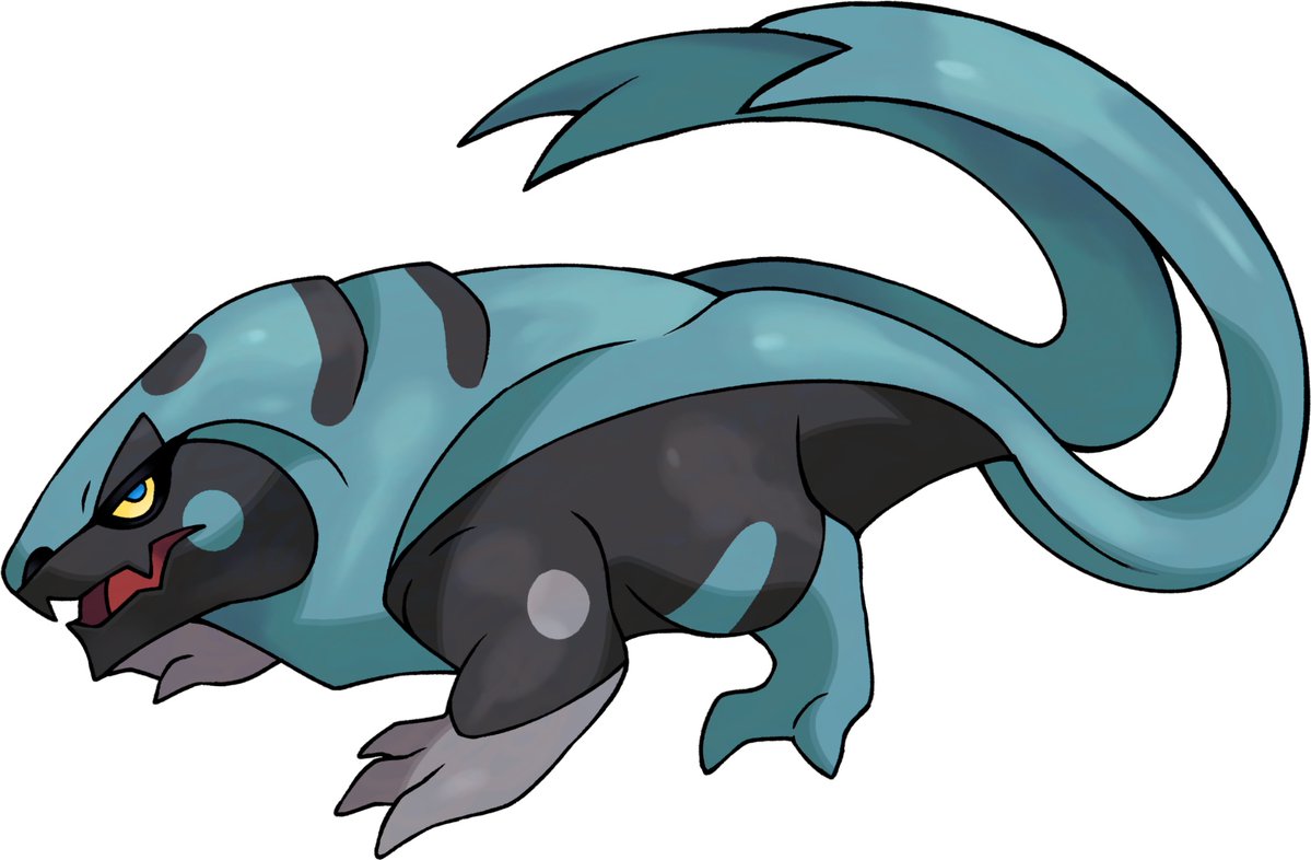 Vioquetzal's tweet image. Potentile (Dragon) evolves into Urumonitor (Dragon Steel) leveling up using a steel coat! and Kushitor (Dragon Fighting) while learning the move Close Combat
#fakemon #Pokemon #PokemonLegendsZA #PokemonPresents #pokemonfanart