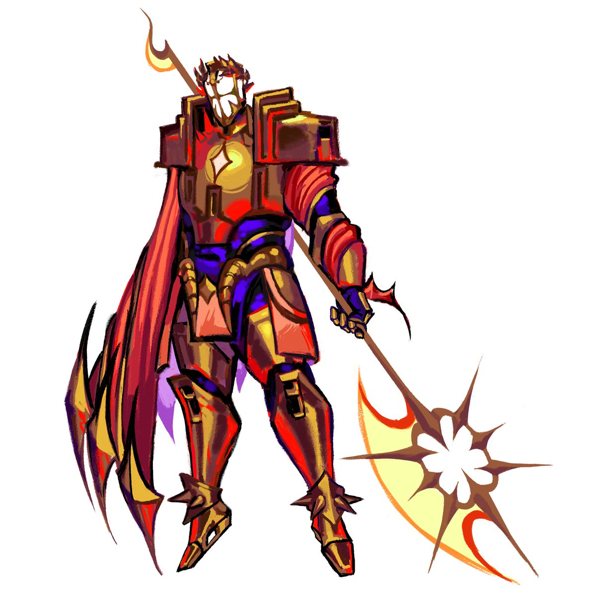 rice_is_notreal's tweet image. do any of yall remember angelic brethren au. because ive been making something for some time... take this michael redesign concept 😈