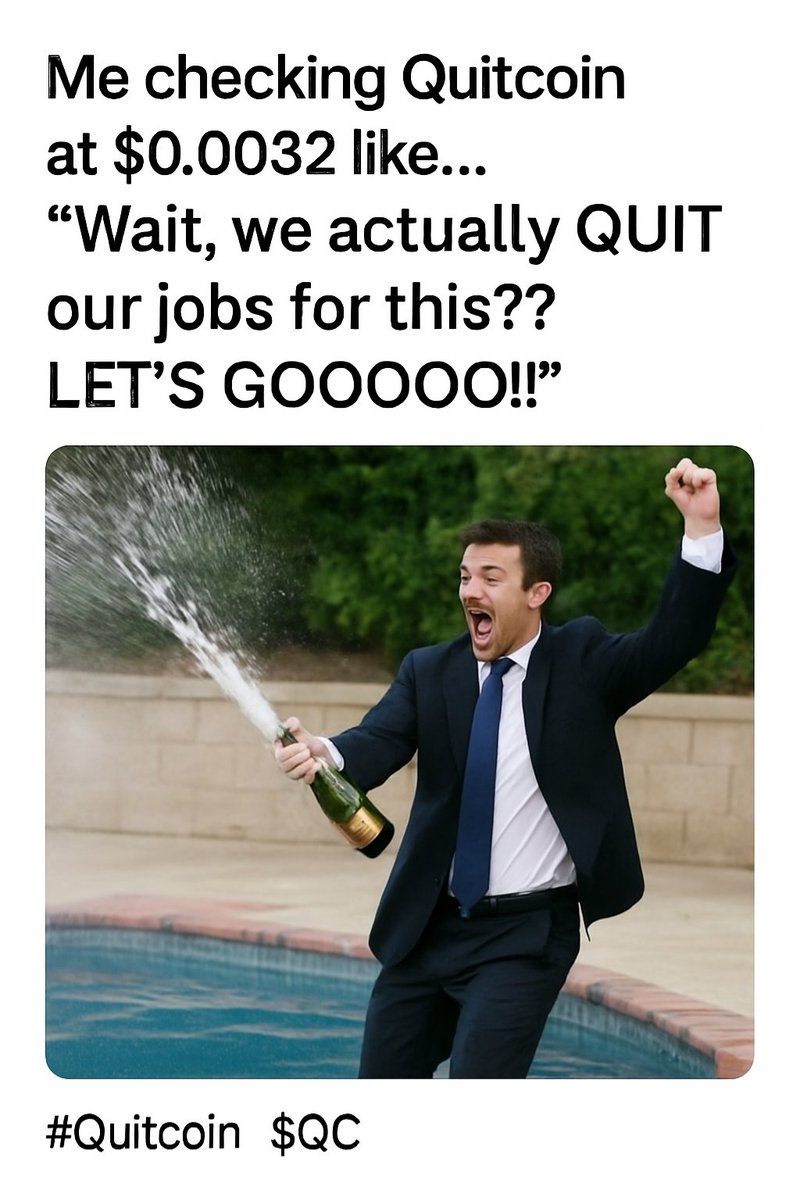 Sam_Keyz23's tweet image. This ATH isn’t just about the price.
It’s about belief.
About people who said “I’m done with the grind” and chose freedom instead.

$QC is a symbol of courage, of change, of CHOOSING YOURSELF.
@_Quitcoincrypto