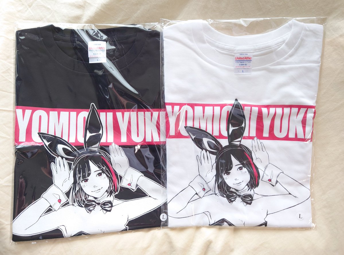 SaiYuuWa_google's tweet image. みちの駅 夜道から
　バニーTシャツが届きました。🎶

今年の夏イベント間に合った。✨
　ありがとうございます。🙇

夜道雪　声優 歌手 バイク女子
　#コスプレ
　#YouTuber
　アニメ #スーパーカブ
　🏍️🛵🎙️🎶👙👔🦋🩷