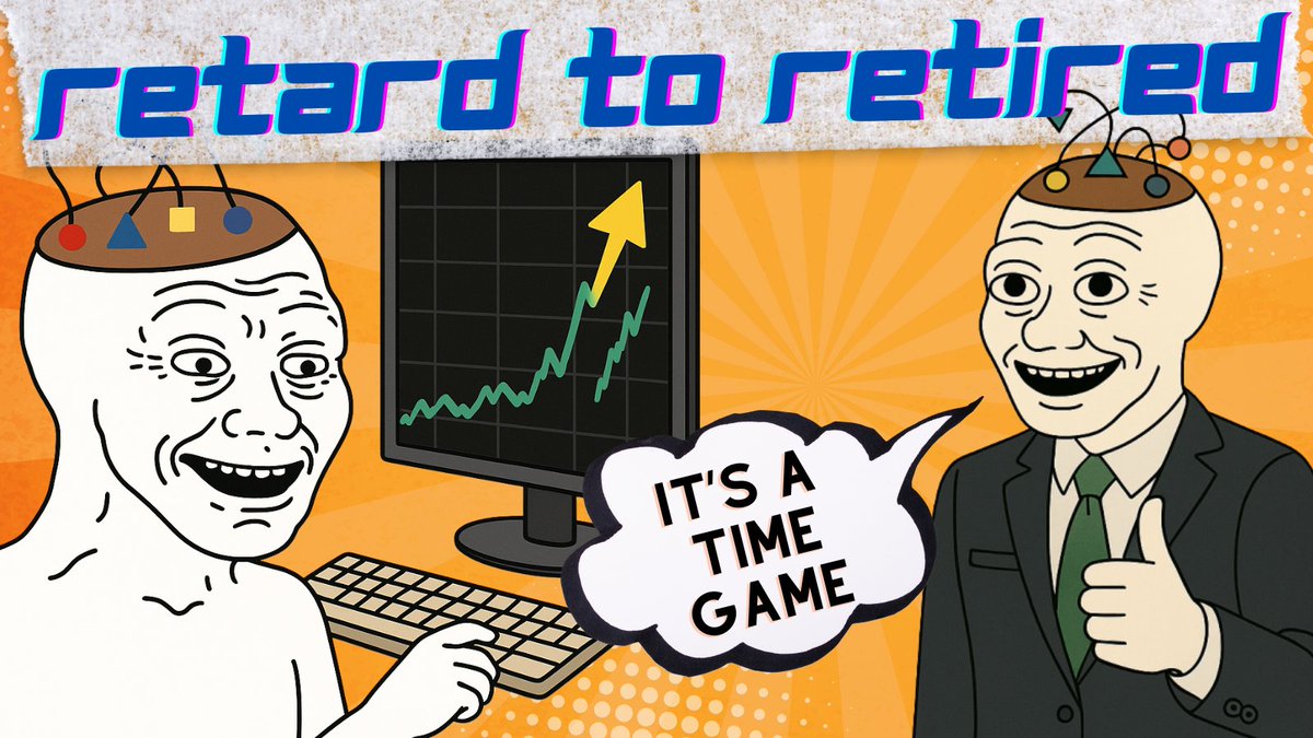 RTRbonk's tweet image. You can&apos;t go from Retard to Retired if you don&apos;t hold!