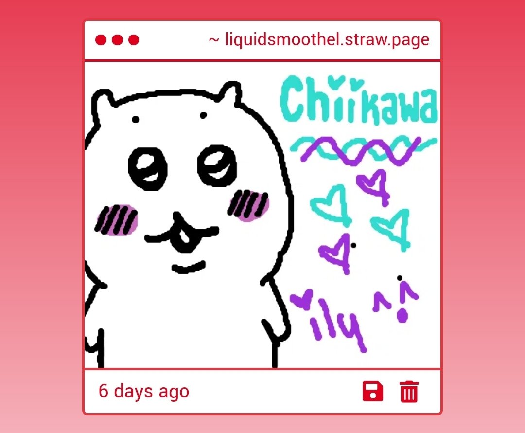 liquidsmooth_El's tweet image. Omggg so cuteeee!! I love the handwriting and my chiikawa my beloved!!!♡•♡