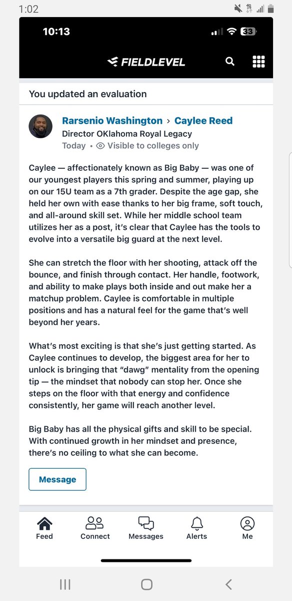 David Reed (@davidreed1982) on Twitter photo This is what our AAU Coach had to say about Caylee Reed <a href="/cayleereed02/">Caylee Reed</a> <a href="/ok_royallegacy/">Oklahoma Royal Legacy Basketball Club</a> This is what our AAU Coach had to say about Caylee Reed <a href="/cayleereed02/">Caylee Reed</a> <a href="/ok_royallegacy/">Oklahoma Royal Legacy Basketball Club</a>