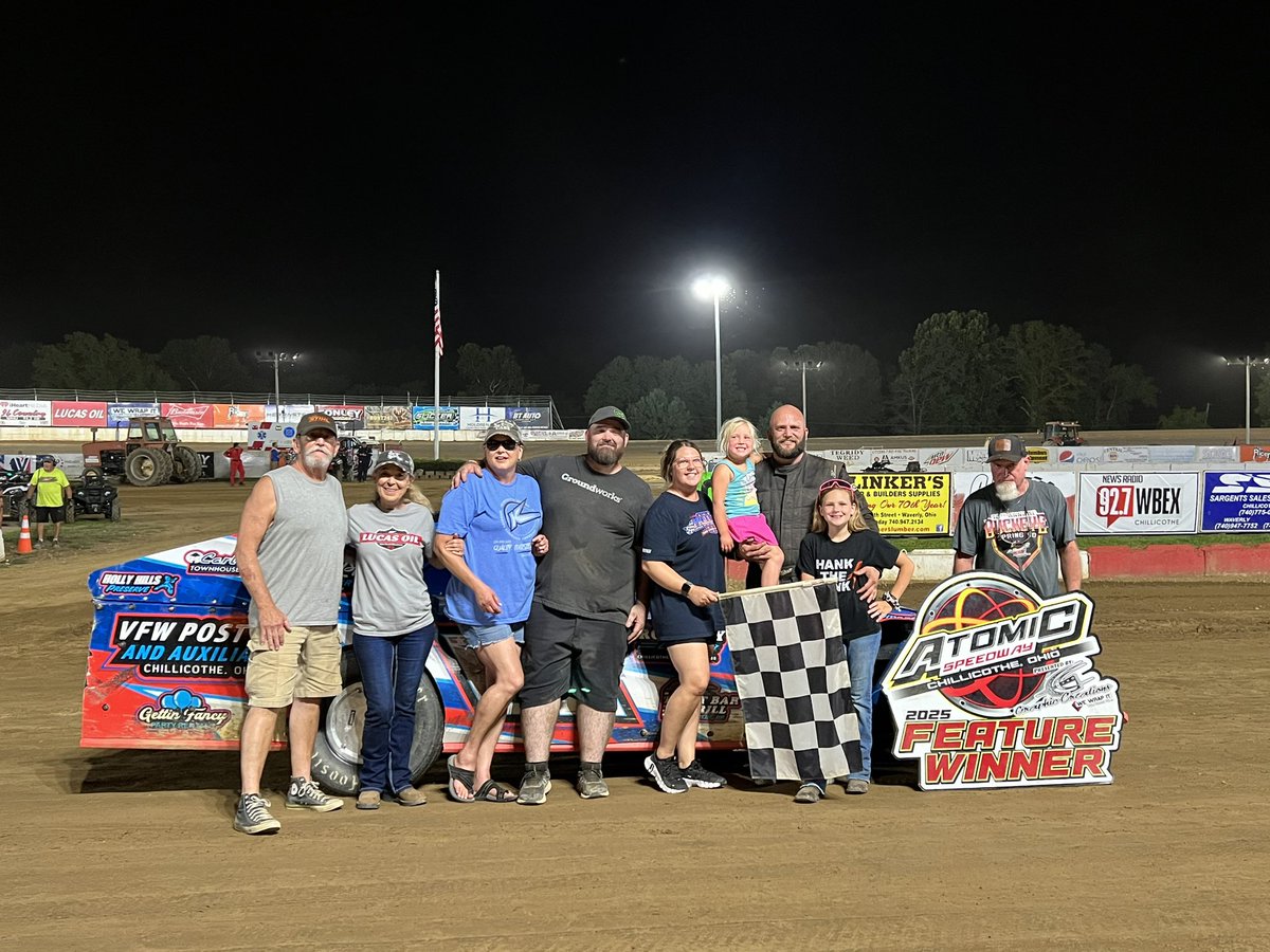 AtomicSpeedway's tweet image. Kyle Payne is your Holdren Construction Sport Mod Feature 𝐖𝐈𝐍𝐍𝐄𝐑 at Atomic Speedway!
🥈- Austin Barker
🥉- Bob Crace