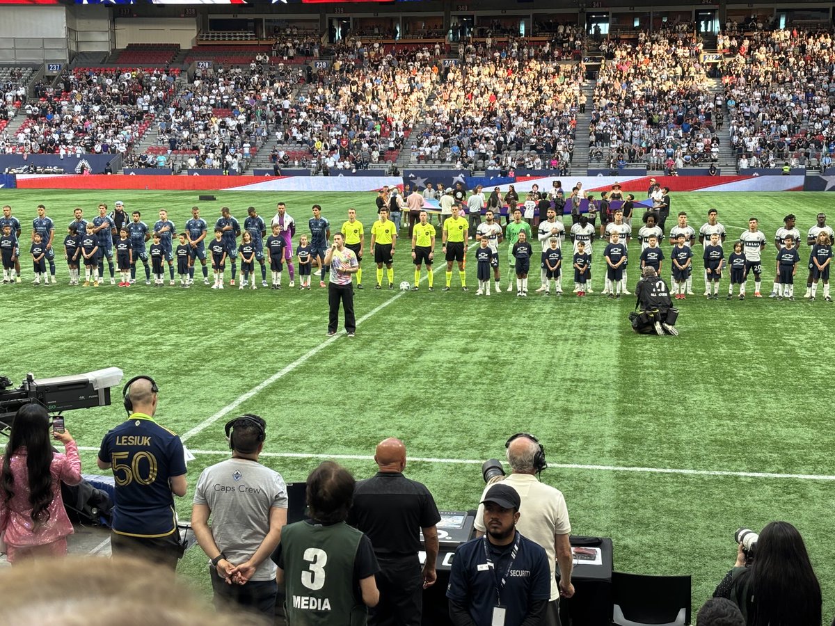 kirklapointe's tweet image. It is #pride night at the @WhitecapsFC game and I am grateful we are able to recognize and celebrate it here.