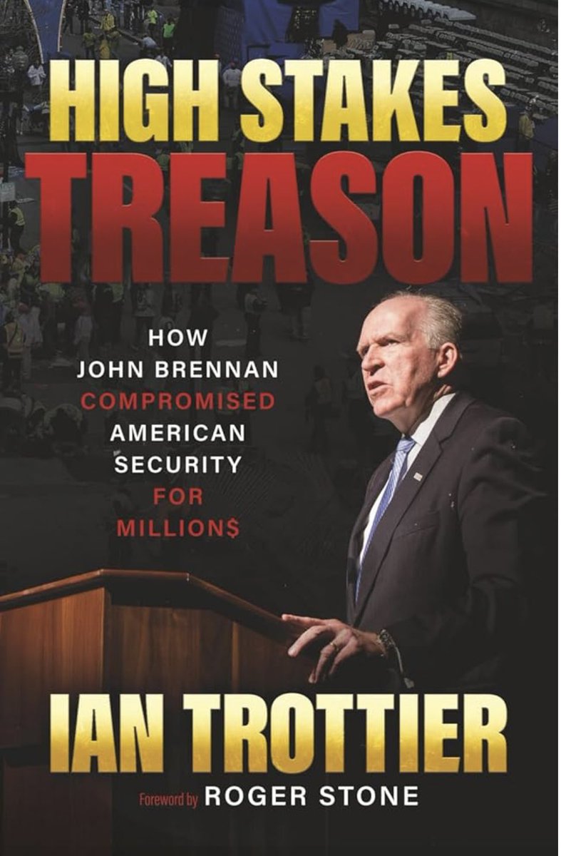 I wrote the forward for this bombshell expose of former CIA Director John Brennan who's criminal indictment for treason and seditious conspiracy in the Russian collusion hoax is imminent amazon.com/dp/B0FJFZL85X/…