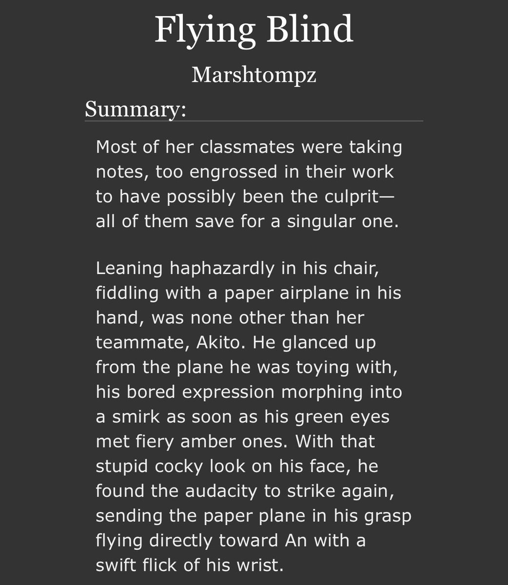 Marshtompz's tweet image. Happy birthday An! Very happy that An's birthday lined up with Akian week so I could post this oneshot for both occasions. I hope you enjoy my story!
Akian Week Day 7: Free Day
archiveofourown.org/works/68057726
#AkianWeek25 #彰杏 #Akian