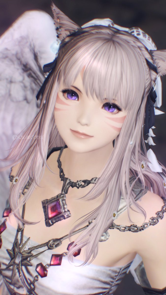 piyo_dango's tweet image. 真顔だけど自分で加筆して少し笑顔にしてる😌
#FF14 
#ミコッテ