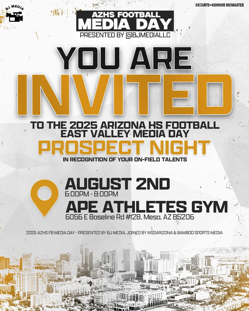 EvanHeinrich7's tweet image. Thank you @BJMedia1 for the invite! Excited to be apart of an elite group of AZ athletes! @RecruitingACP @COACHZAZCOLPREP