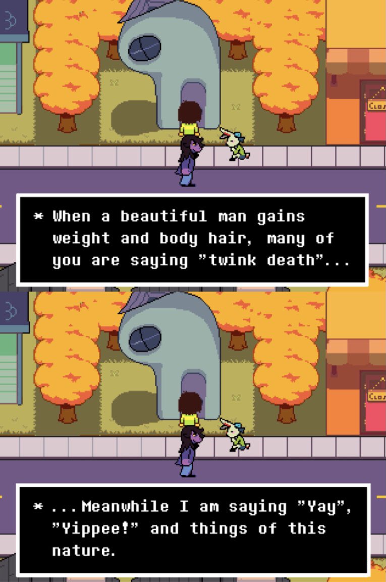 paintedhen's tweet image. did he really say this