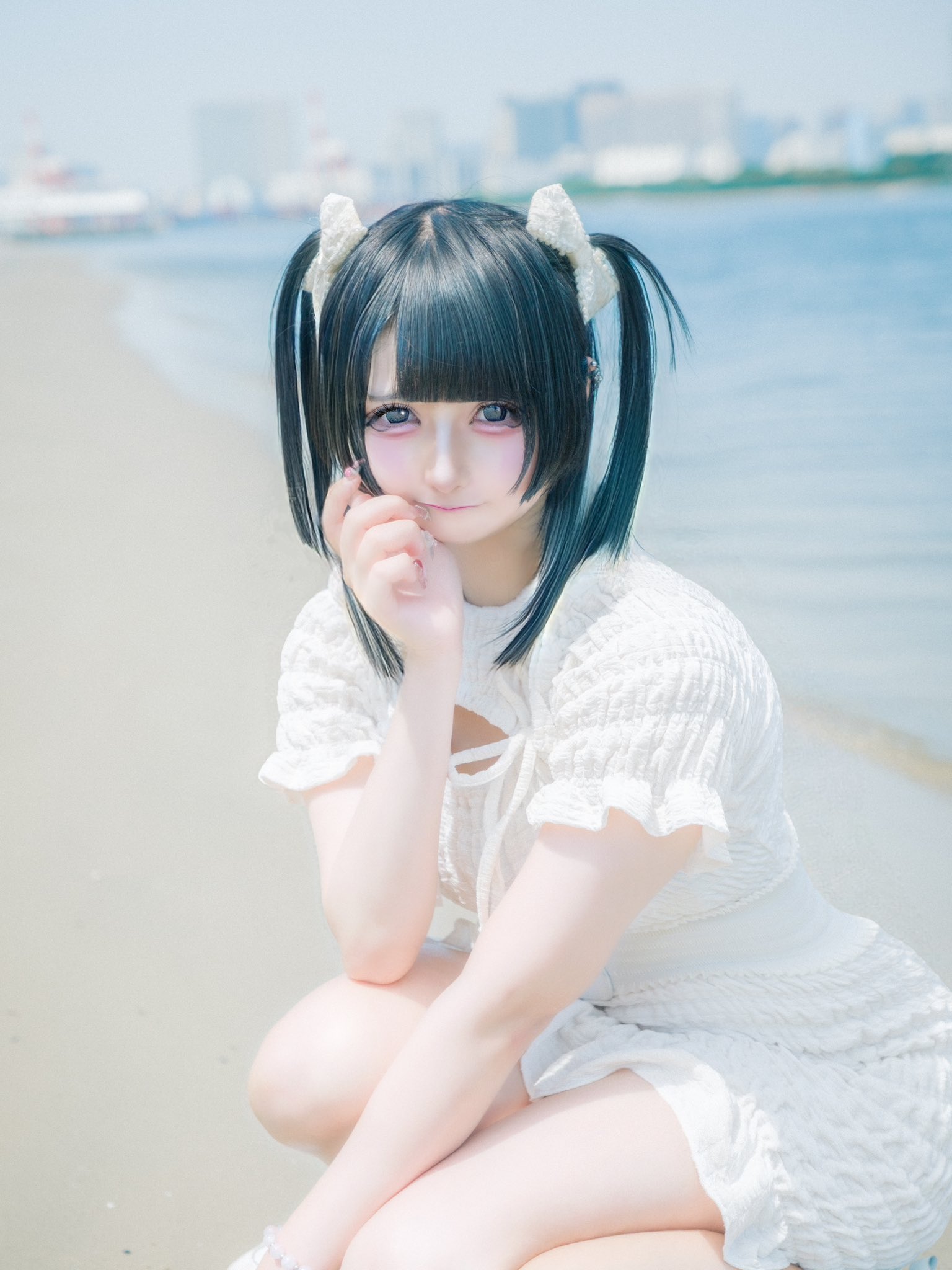 こころ♡しょこたんとオソロ♡ミラコレプレストタイプ 音ボケPOPS 衣装🩵🐬🐳💧💦💎