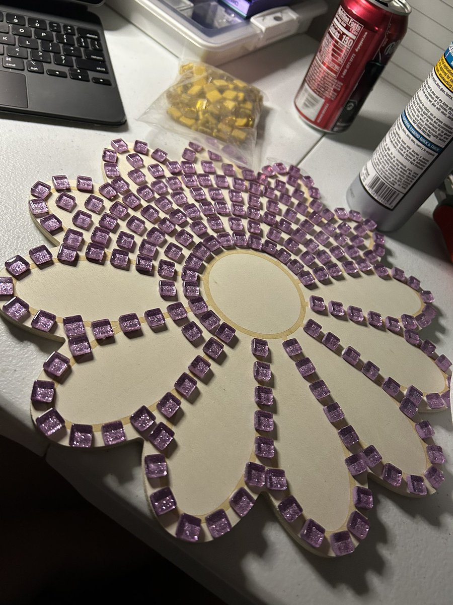 lethalfeather's tweet photo. I might have gotten addicted to mosaics… after I finish this one I will grout them all and update❤️ https://t.co/4o5vxW1o7w