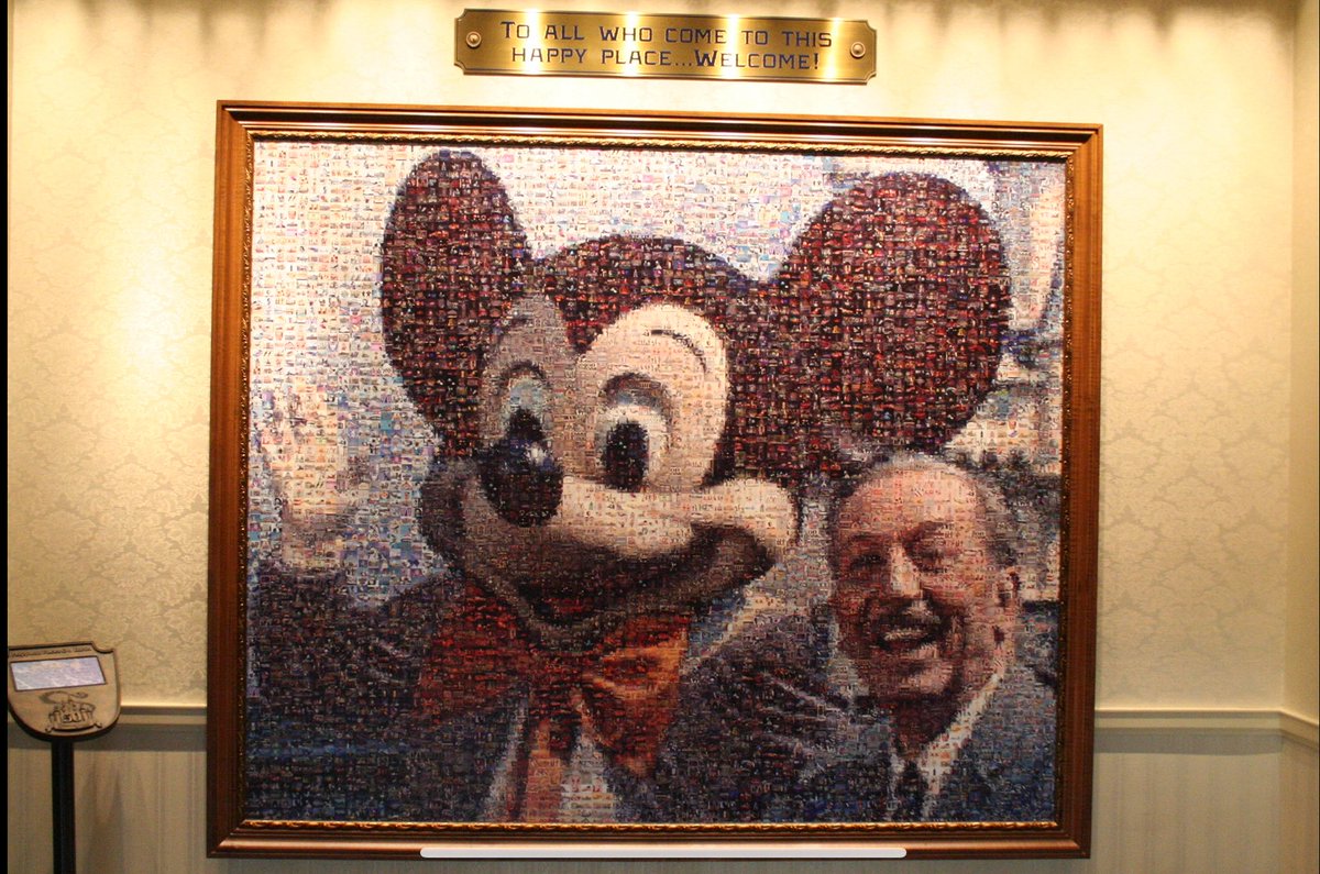 magwalt2024's tweet image. ディズニーランドのパーク写真で出来ているウォルトとミッキーの写真。
一つ一つが素敵な写真^ ^