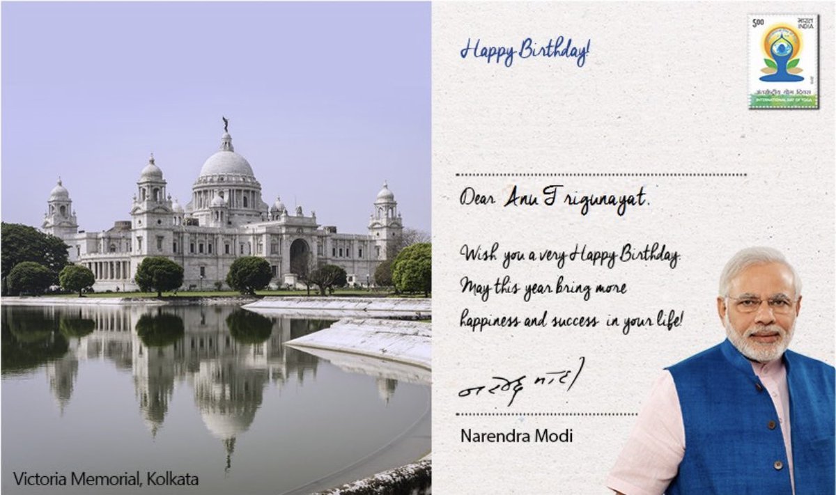 anutrigunayat's tweet photo. @narendramodi  Thank you Hon’ble PM for you kind wishes … deeply touched🙏 https://t.co/on9z5KXlOF