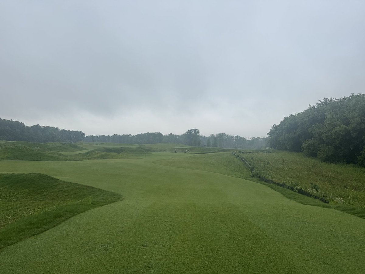 The 3rd hole at Uncle Henry’s brings putter into play with the front pin location. Huge backstop if you want to throw a spinner in there!!!