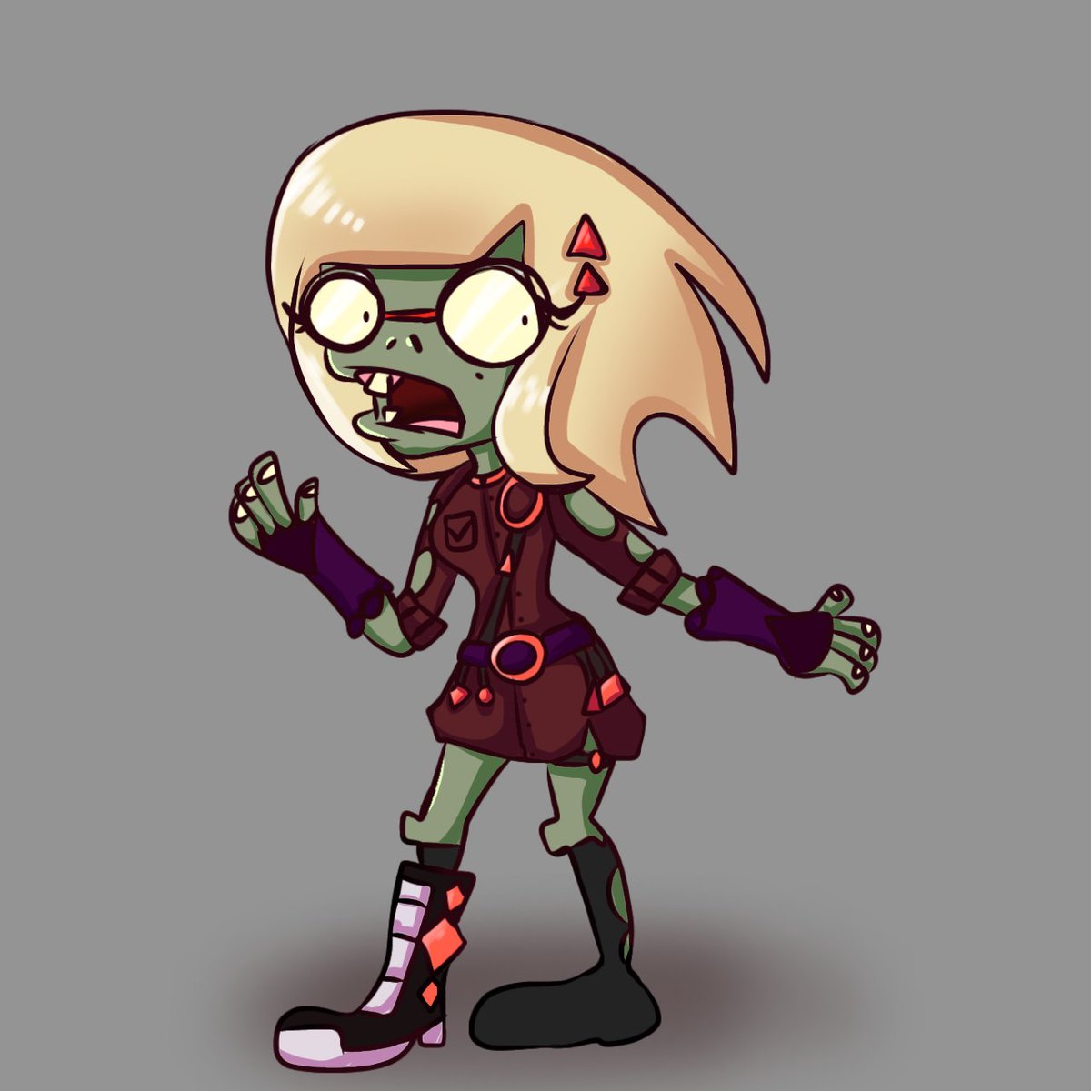 Adri_xdd_x's tweet image. Mostrando mi oc/fc para el oc x canon (resubido por un problema) #pvzoc