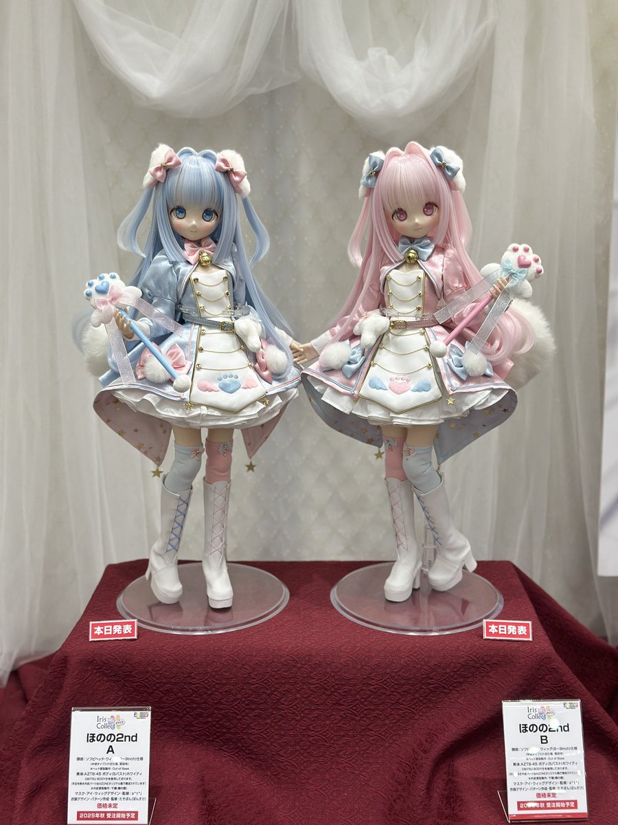 【#アイコレプチ】
☆#アイドール東京 初発表☆
フラッフィーワンダーランドシリーズ『ほのの』ちゃんの第２弾が登場♪
続報をお楽しみに！
 
🐾マスク・アイ・ウィッグデザイン：s*t*j(<a href="/tomo_stj/">s*t*j（いちごくらげ）</a>)
🐾衣装デザイン：たそぽん(ぽんすけ)(<a href="/ponsuke_doll/">ぽんすけ@たそぽん11日(月)通販🛒</a>)
☆2025年秋受注開始予定☆
#azone #アゾン