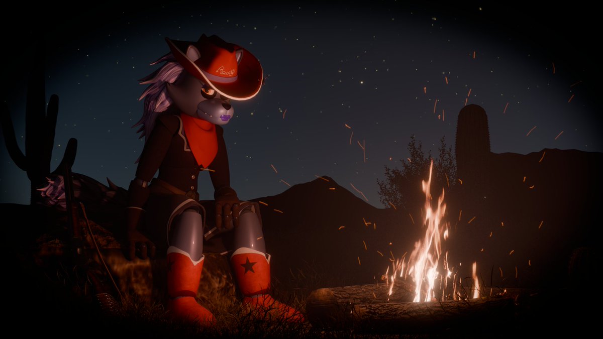 anonamine_'s tweet image. Campfire.

#RoxanneWolf #DeadeyeRoxy #FNAF #Blender