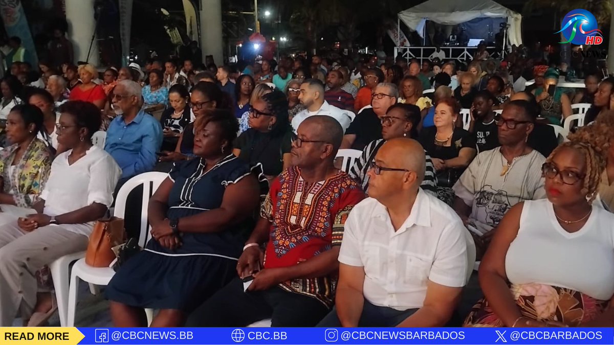 CBCBARBADOS's tweet image. Barbadians and regional neighbours gathered at Golden Square, The City, to mark the Day of National Significance.
Prime Minister the Honourable Mia Amor Mottley was among the Government officials present at the ceremony.
Photos: Deanzer Roberts
#CBCNewsBarbados