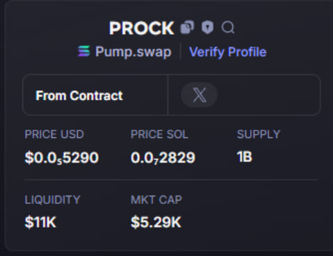 JeanneVue61712's tweet photo. 💎DONE : 17X
$pROCK #pROCK
🎯 Entry: 5k MC
💰 Take Profit: 85K MC⏫
🔥 secured — no noise, just alpha.
Next sniper entry drops inside 👇
https://t.co/81bMwdZ897 https://t.co/h3sHDi9L06