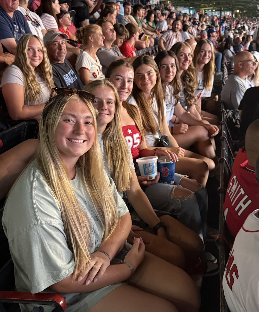 On the Eve of the final day for this group of amazing young ladies!  We celebrated a 2-0 day with an evening at Fenway!  Such an amazing group of young women and fabulous families!  Tomorrow, will be a tough one!
