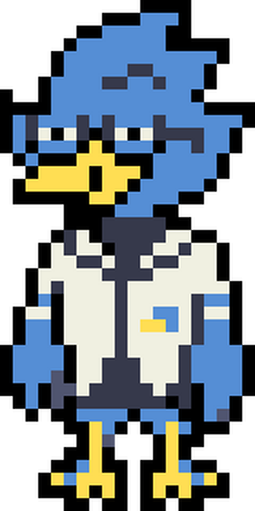Satoru38954's tweet image. Berdly.
((Eu n sei pq mas ele virou um dos meus personagens favoritos de deltarune))