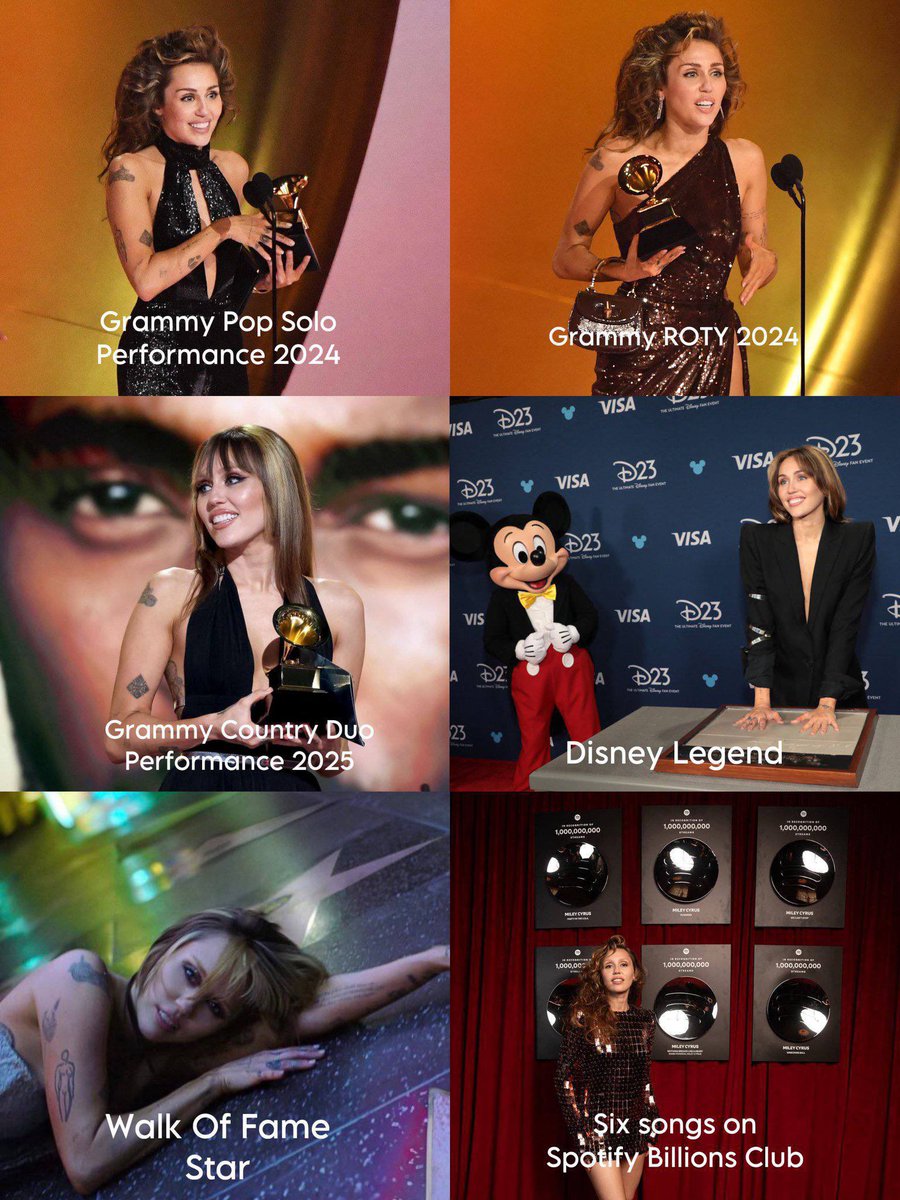 mcgrammywinner's tweet image. A terceira fã base não se aguenta que a miley tá anos luz na frente da fav deles.
