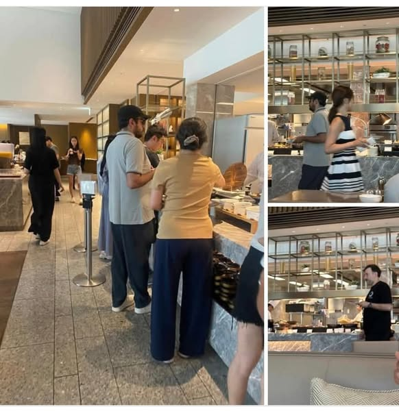 DigitaMorelos's tweet image. Gracias, Chairos 📷

📷 Captan al hijo de AMLO, Andy López Beltrán, vacacionando en Japón, mientras la asamblea de Morena... puede esperar 📷Andy desayunando en el hotel de lujo Okura en Tokio, acompañado del diputado Daniel Asaf, exmano derecha de AMLO.
“Gorra y lentes oscuros