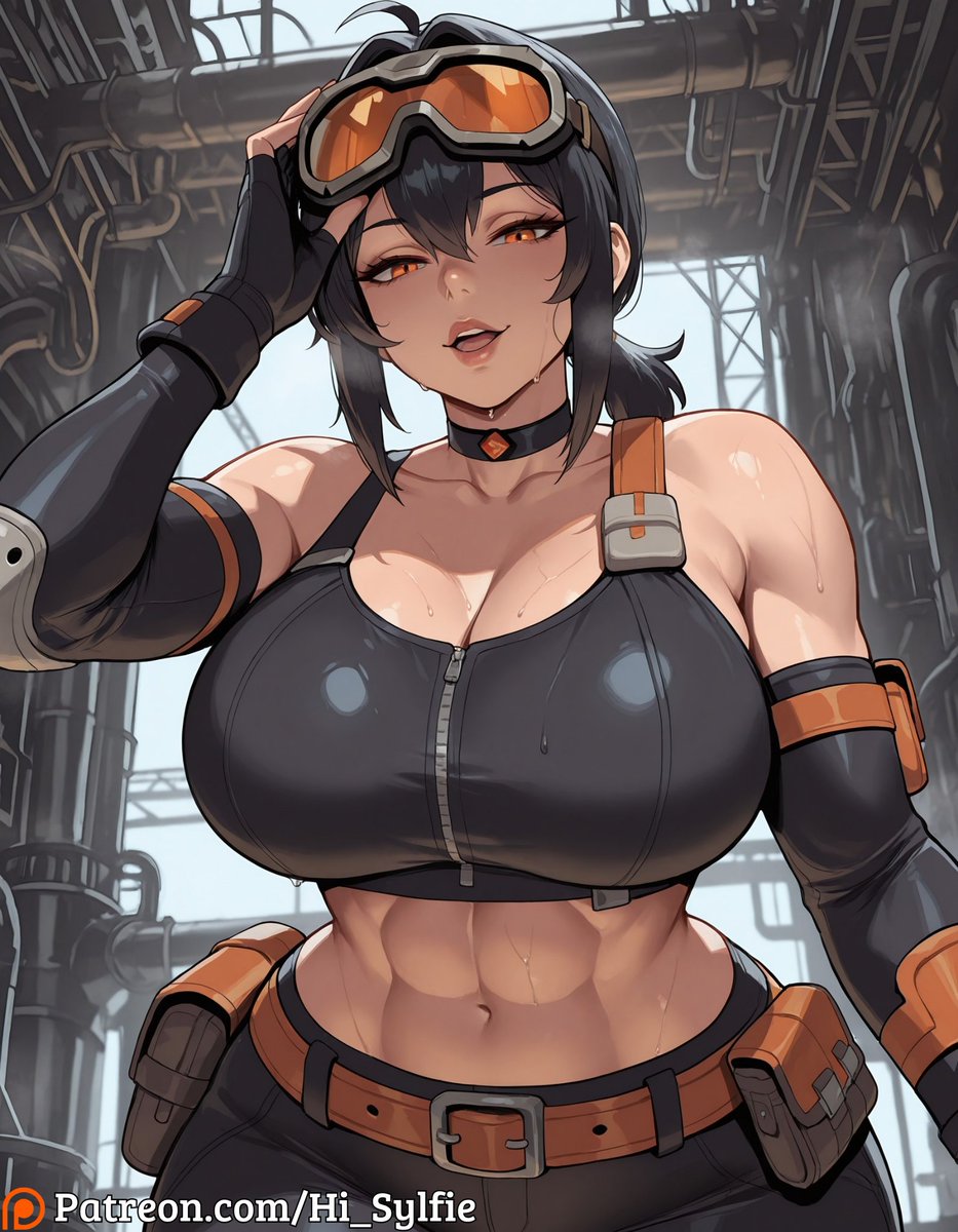 SylfieHi's tweet image. Grace Howard 🔥❤️

#ZenlessZoneZero #ZZZ #animefanart