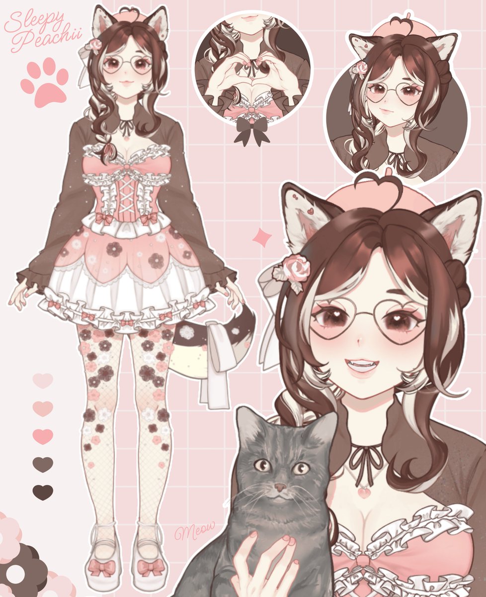 sleepypeachii's tweet image. ꒰ vtuber introduction ♡ ꒱
hello, i'm peachii! your comfy coquette/princess puppy vtuber that loves taking naps and drinking tea! 💤🍵
ʚ oshi marks: 🌷🐾
ʚ art tag: #peachiidoodles
ʚ twitch.tv/sleepypeachii_ ⸝⸝ sleepypeachii.uwu.ai
#vtuber · #vtuberdebut