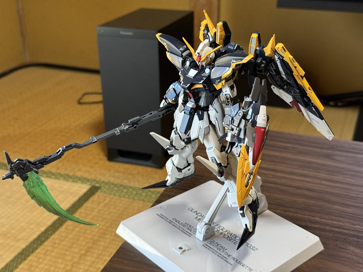 youpani's tweet photo. ガンダムデスサイズ、プレバンから到着！30周年で盛り上がってほしい！ https://t.co/JSfbhSa2bw