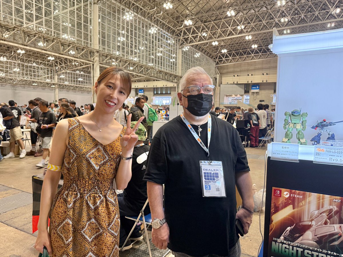harup_ac's tweet image. 小松原さんも、RCベルグさんのブースにいらっしゃいます!
お話できるチャンス🔥
スコープドッグのグレードアップパーツも監修中だそうですよ👍
3-37-04です!
#ワンフェス2025夏